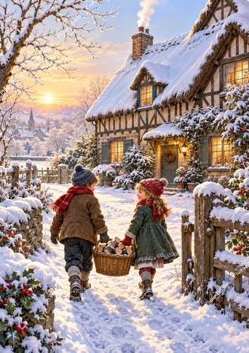 Cottage enfants hiver - cottage,