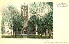 Chartage,NY. St. James Catholic Church  1908