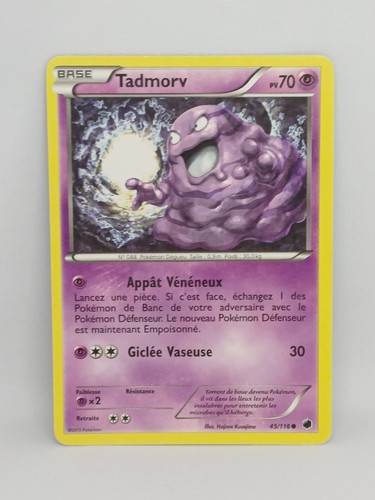 Carte pokemon tadmorv - carte,