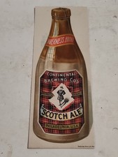 Scotch Ale Continental Brewing Philadelphia Pre Pro Ink Blotter w Beer Bottle