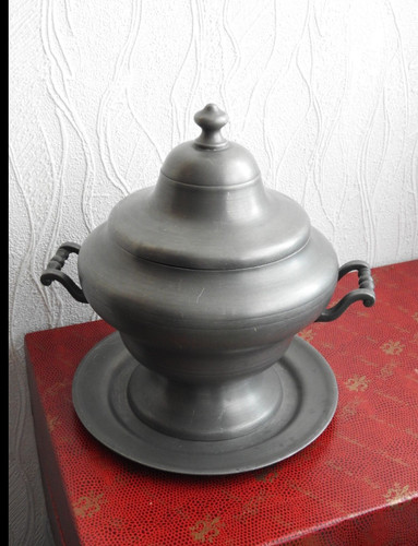 Ancienne soupière bouillon - ancienne,