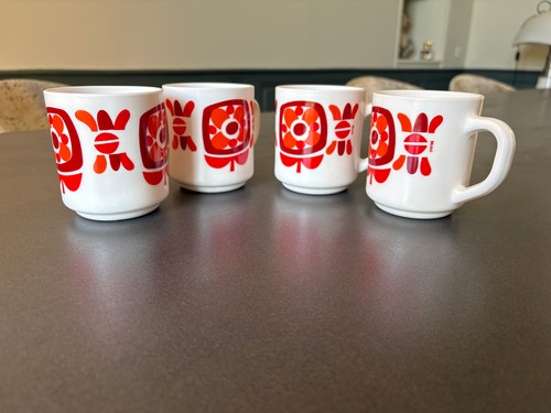 Vintage lot mug rouge - lot,