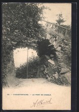 Old postcard Chaudfontaine, Le Pont du Diable 1906 