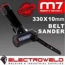 Ponceuse à bande pneumatique M7 330 mm x 10, doublure d'air bois métal puissa...