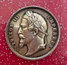 France, Médaille, Napoléon III, Bureau d'Administration du Lycée, 1862