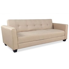 Canapé Convertible 3 Places "Tosello" 200cm Beige
