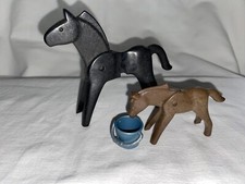 Playmobil horse and foal from 3735 cart farm castle