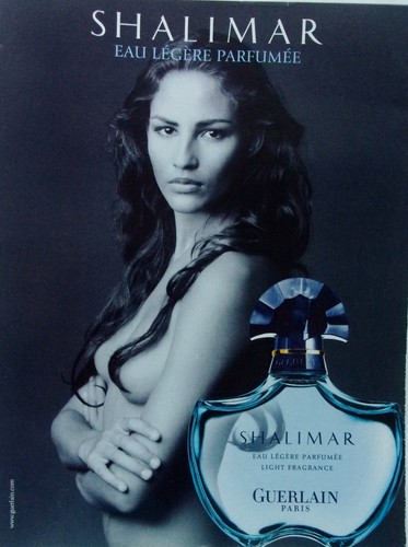Publicite papier parfum - papier,