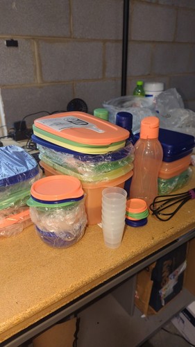Tupperware assorted food - tupperware,