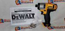 New DEWALT DCF815 12V Max Li-Ion 1/4" Hex Impact Driver w/ Belt Clip - Bare Tool