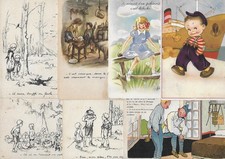 7 cartes postales anciennes