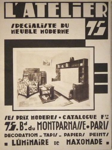 Publicité 1930 atelier - publicitÉ, l'atelier