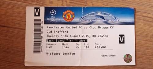 Ticket 2015 manchester united - 2015,
