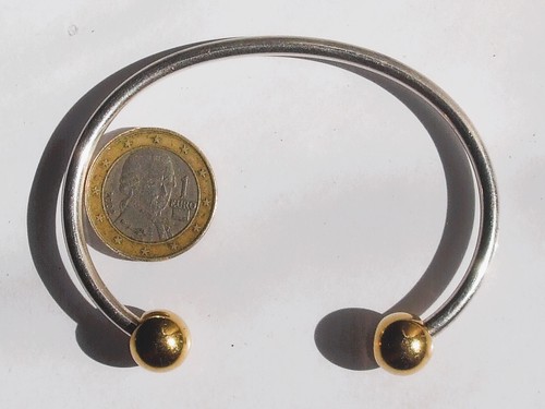 Beau bracelet jonc torque en - beau,