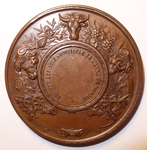 Médaille société agricole - société,