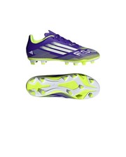  Bottes Chaussures de football Adidas F50 Enfant garçon Club FG MG Pourpre 