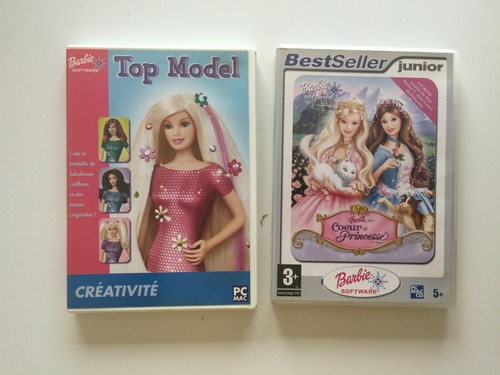 Lot pack jeux barbie top - pack, 2