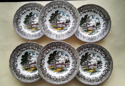 Assiettes creuses - 6,