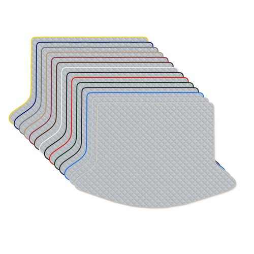 Gris cuir artificiel - gris, tapis