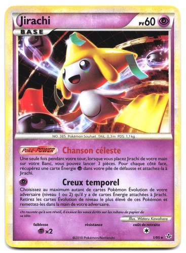 Carte pokémon jirachi 95 - pokémon,