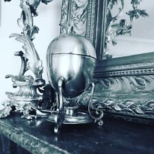 Oeufrier/Chafing Dish/Egg Cooker  Louis XVI Argenté 1900+acessoir Christofle