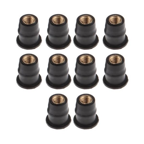 Rubber well nuts - rubber, m5