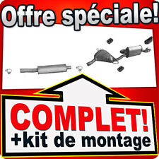 Ligne pot d'échappement pour FIAT BARCHETTA 1.8i 130CH à 2000 Silencieux