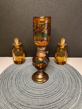 Mosaic Style Oil / Petroleum Lamp