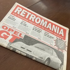 Revue Auto rétromania N° 18 1995 Opel GT Ami 6 Fiat 130 Alfa Roméo etc