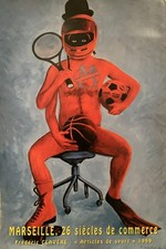 Tableau ancien 5 affiches