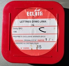 Film 35mm de la bande annonce du film "Lettres d'Iwo Jima" Clint Eastwood VOSFR