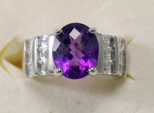African amethyst checkerboard - amethyst,