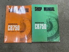 GENUINE HONDA CB750 Four K0 Sandcast Diecast WORKSHOP MANUAL WITH K1 Supplement