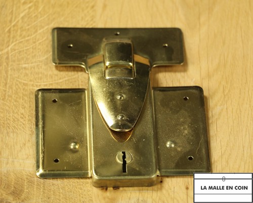 Serrure malle laiton - de, en