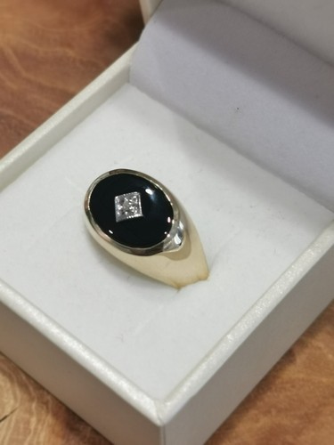 Bague chevalière homme onyx - chevalière,