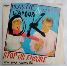 PLASTIC et NATHALIE : L'amour OK + PLASTIC BERTRAND New-York Remix 82 - 7" 45T