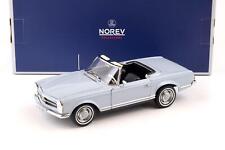 1:18 Norev Mercedes 230 SL Pagode W113 Gris 1963 Avec Toit 183990