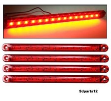 4x 12/24V LED Rouge Feux De