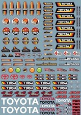 Autocollant A4 Planche Toy, TRD, rc scale, crawler, modelisme