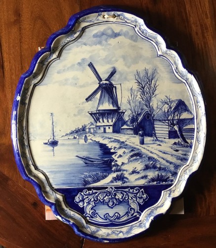 Plaque murale faience de - en,