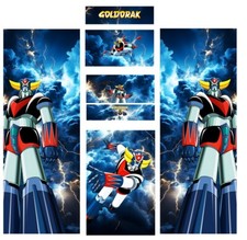 Stickers Goldorak 2 Universel Pour Borne d'Arcade