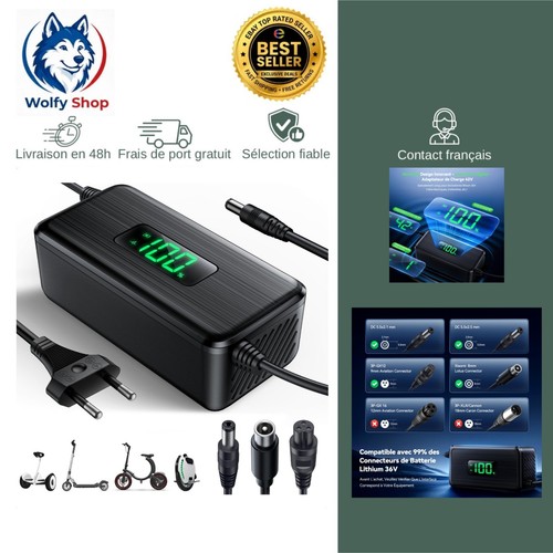 Chargeur trotinette - chargeur,