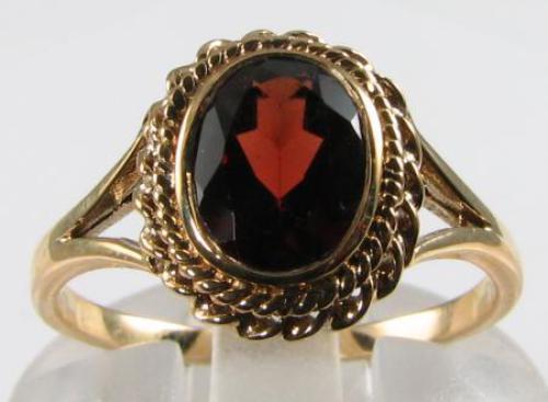 9ct jaune bague - 9k,