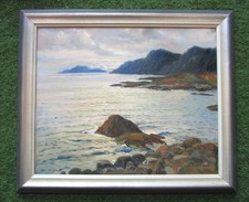 Antique Very Beautiful Marine Painting Signed Vermont Brittany Normandy Corsica?