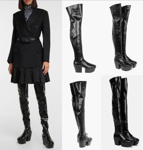 Prada bottes over the knee - prada,