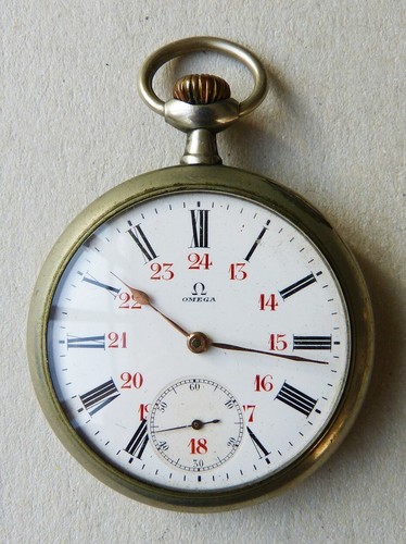 Montre gousset omega vers - de,