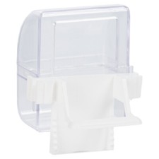 Duvo+ Distributeur De Nourriture Pour Canaris 8x4,5x6,5cm Hygiénique & Suspendu