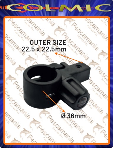 Colmic connecteur ø36 25mm - colmic, Ø36-30-25mm