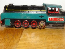 Rare Locomotive FS1000 Ingap Padova Made in Italy en Tôle Ancienne