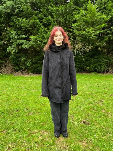 Veste fausse peau - , retourné